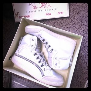 True Religion Georgina White high tops